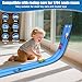 Plastic Flexible Race Car Track for Kids Toy with 20 Suction Cups & 8 Yellow Gasket Compatible with 4 Alloy Diecast 1:64 Cars Toys,13FT Rolls Up Portable Flex Track Racetrack Toy for 3 Up Years Old