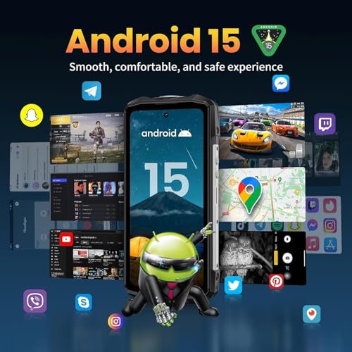 Image of FOSSIBOT F113 5G 20000mAh /33W Rugged Phone Unlocked, 36GB+256GB /2TB Phones | MediaTek Dimensity 7050+Android 15 Gaming Phone, 6.78 inch FHD+120Hz Gorilla Glass, 50m Ultra-Long-Range 64MP 4K Night