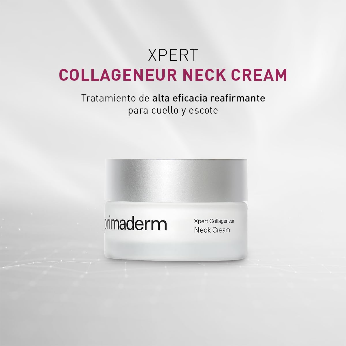 PRIMADERM XPERT Collageneur Neck Cream - Crema de Cuello y Escote Reafirmante - Efecto Lifting Inmediato - Reduce Doble Mentón - Para Todo Tipo de Piel - 50 ml