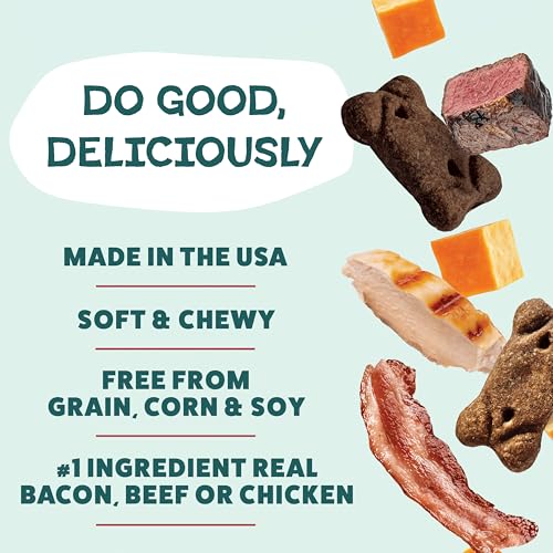 Image of Shameless Pets Soft & Chewy Dog Treats, Meaty Tenders Variety (3-Pack) - Real Meat is 1st Ingredient - Grain Free, No Corn or Soy - Digestive Support - for Small, Medium & Large Dogs