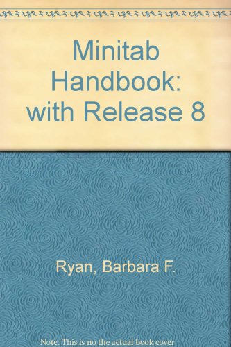 Minitab Handbook : With Release Eight 0534933661 Book Cover