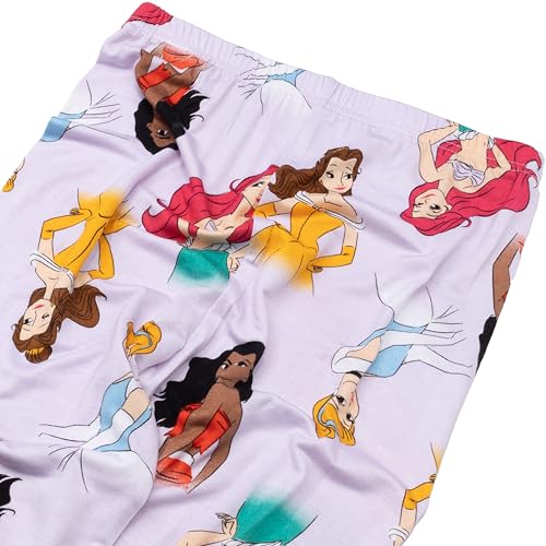 Disney Girls' 2-Piece Snug-fit Viscose Pajama Set, Soft & Cute for Kids3