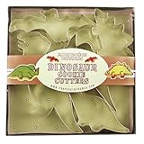 Fox Run 3641 Dinosaur Cookie Cutter Set, Stainless Steel, 5-Piece