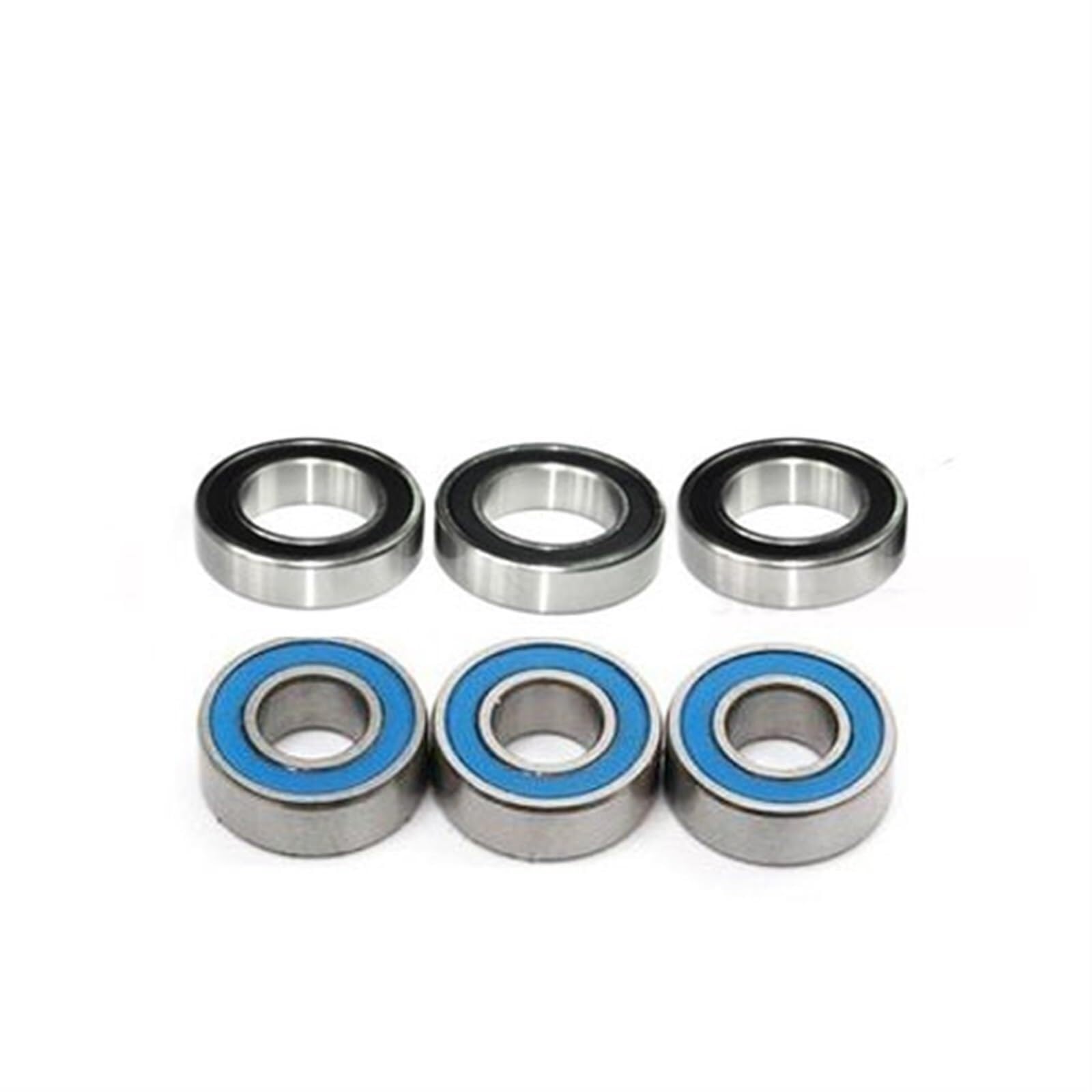 Bearing, MR115RS Bearing ABEC-1 (5/10PCS) 5X11X4 mm Miniature MR115-2RS Ball Bearings Blue Sealed MR115 2RS Bearing(5PCS,Black) Wear Resistance(2,12PCS)