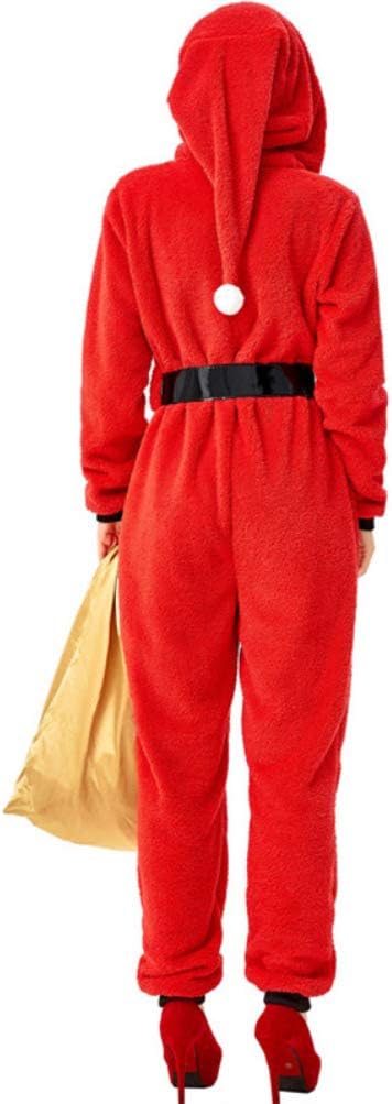 Honeystore Women's Family Elf Pajama 1-Piece Romper Jumpsuit Costume
