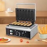 YJFEDCC Machine Commerciale À Bâtonnets De Lait pour Hot-Dogs, Machine À Bâtonnets De Hot-Dog Française Électrique, Gaufres Françaises Antiadhésives