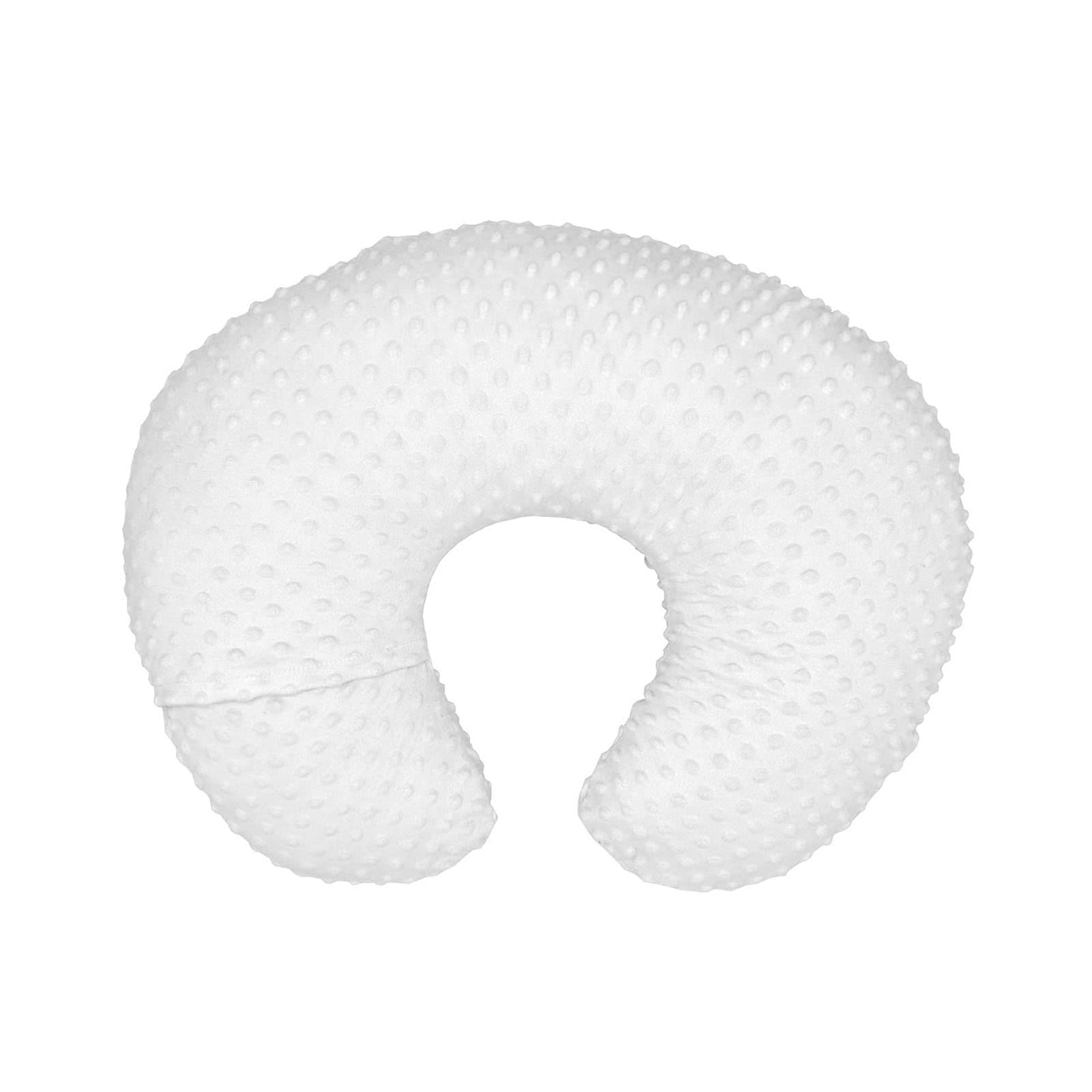 Housse de Coussin D'allaitement pour bébé, Coussin Allaitement Bebe Confortable en Forme de U pour une Expérience D'alimentation Nettoyable et Confortable (Blanc)