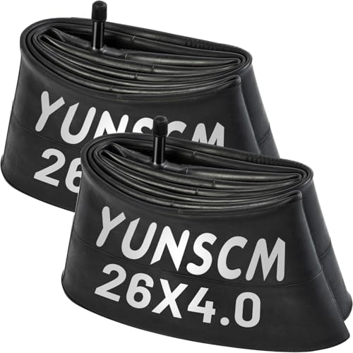 2-PCS 26x4.0 E-Bike Tubes 26x4 Bicycle Tire Tubes AV32mm Scharder Valve Compatible with 26 x 4.0/4.25/4.5 102/114-559 Fat Bike Bicycle Inner Tubes