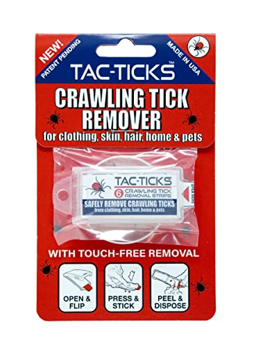 Tac-Ticks Removedor de carrapatos rastejantes - Ferramenta de remoção de carrapatos com patente pend