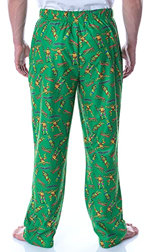 Nickelodeon Men's Teenage Mutant Ninja Turtles Tmnt Allover Loungewear Sleep Bottoms Pajama Pants (Large) #TOP3