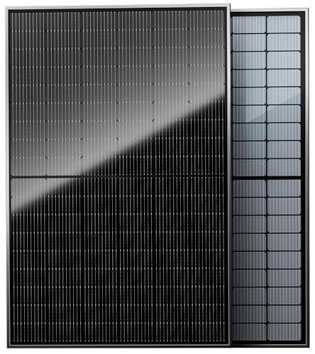 EPOCH 430W Bifacial Solar Panels N-Type Class A 12/24 Volt Monocrystalline Solar Panel High-Efficiency Waterproof Solar Module for RV Camping Boat Marine Off-Grid