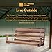 All Things Cedar Wooden Porch Swing, Outdoor Patio Furniture, 4 Foot, Natural