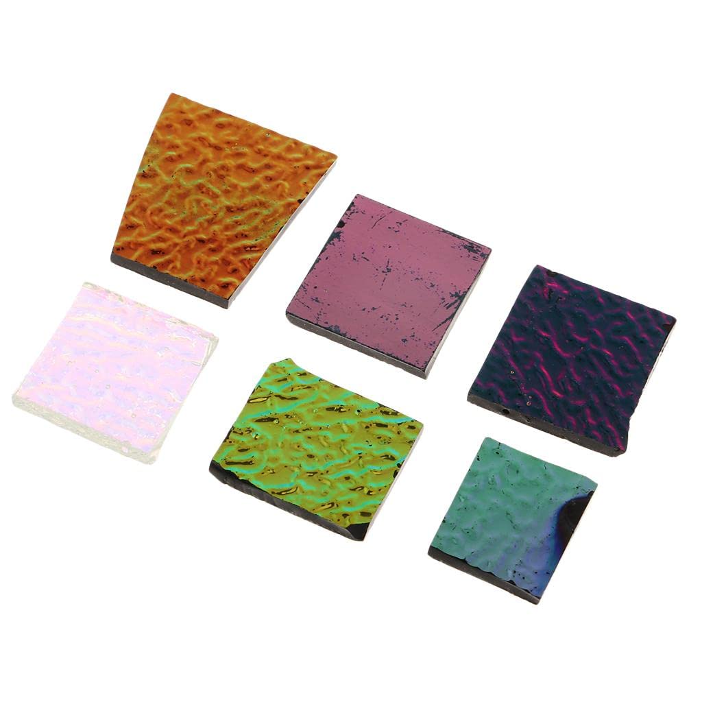 THE STYLE SUTRA Dichroic Glass Scraps coe 90 Fusible Glass for DIY Jewelry Making Craft | Glass Mosaics | Glass Art Mosaic Supplies | Fusing Supplies |-image-47