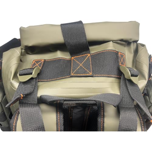 Generic Waterproof Roll Top Bug Out Survival Backpack with External Molle Packs, 30L, Green - Image 5