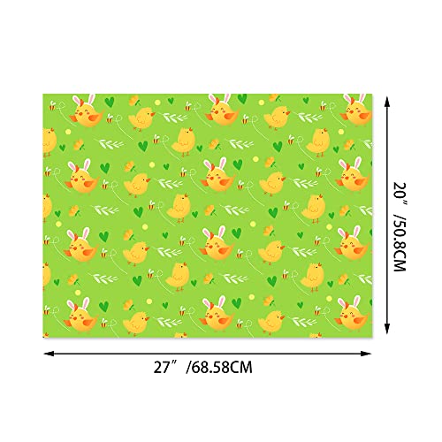 12 Blätt Geschenkpapier Ostern Geschenkpapier Geburtstag,4 Stile Ostergeschenkpapier Blatt für Kinder Urlaub Geburtstag Gift Wrapping Paper,50 x 68 cm