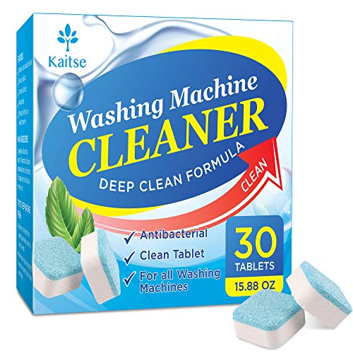 Kaitse Washing Machine Cleaner Effervescent Tablets, Solid Washer Deep Cleaning Tablet, Triple Decontamination