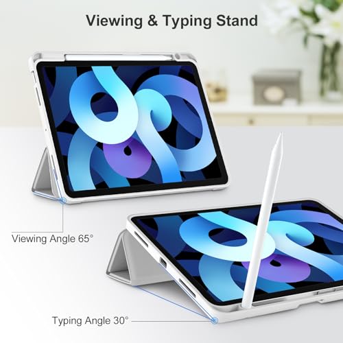 Image of Akkerds for iPad Air 11 Inch Case M4 /M3 /M2, Air 5th /4th Gen 10.9, White