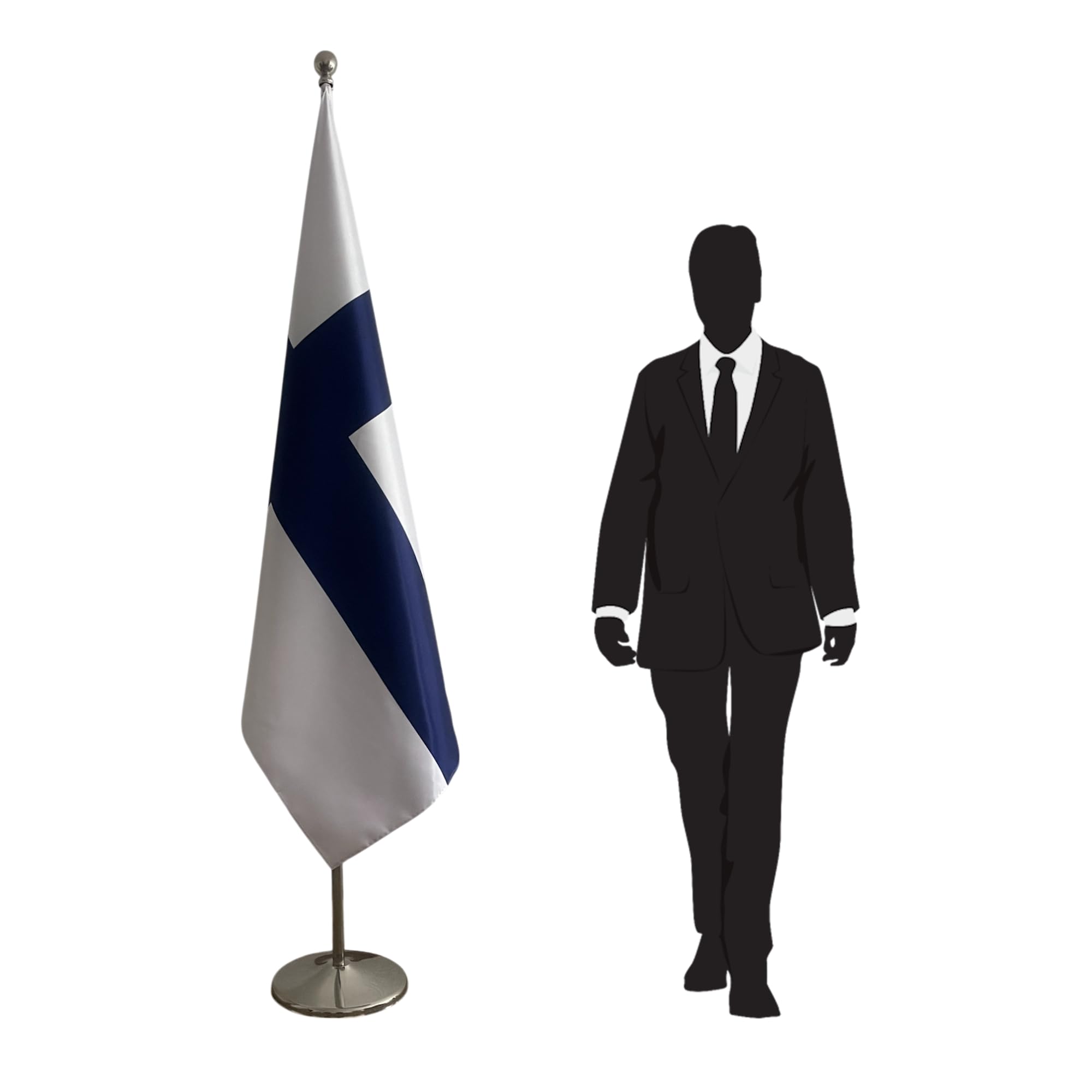 Drapeau Finlande intérieur stable pour universités et écoles CN2-FI - 8