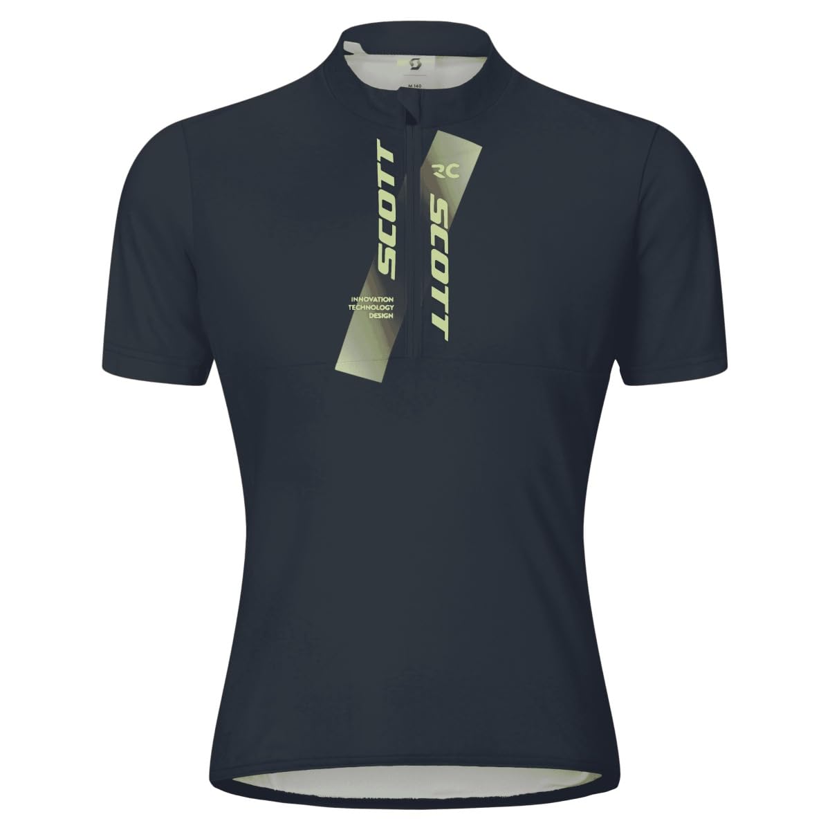Scott Jr Kinder Fahrradtrikot Kurzarm blau/gelb 2026