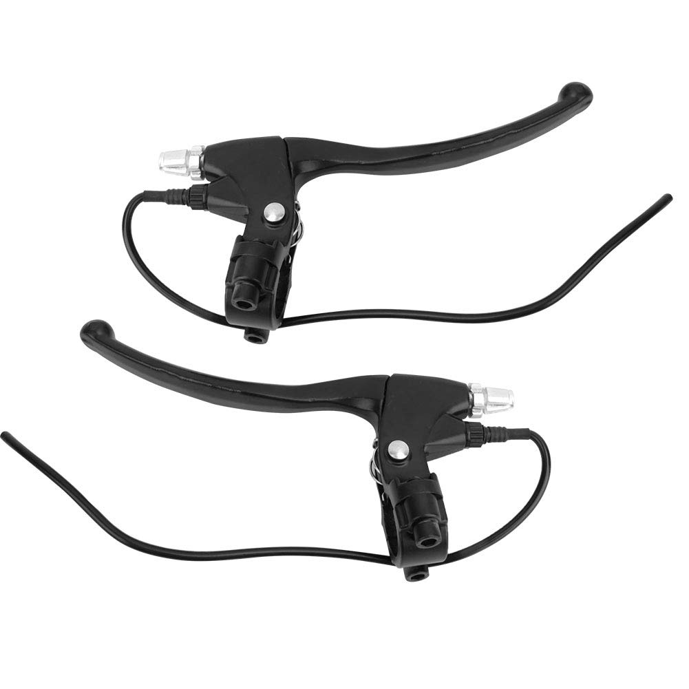 Qqmora Leva del Freno per Bicicletta elettrica, Manubrio del Freno Aspetto Elegante per sostituire Gli Accessori Design ergonomico per Biciclette elettriche per Ciclisti(Nero)