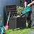 Greesum 100 & 31 Gallon Black Resin Deck Boxes for Patio Furniture, Garden Tools Storage