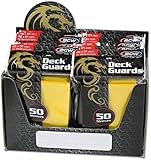 BCW Deck Guard - Double Matte Yellow Card Sleeves | Acid-Free, Archival-Safe, No PVC | Anti-Glare Matte Finish | Fits Standard 2½