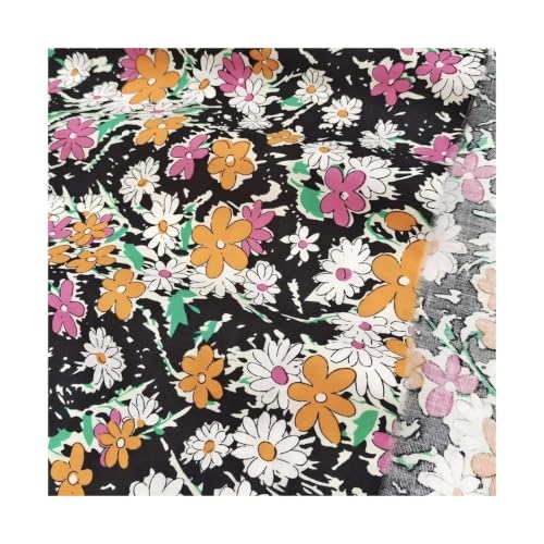 Tissu en coton marguerite doux et de haute qualité au mètre