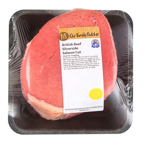 Morrisons Market Street Butcher's British Beef Prime Salmon Cut Silverside Joint (0.4kg - 1kg, typically 0.7kg)