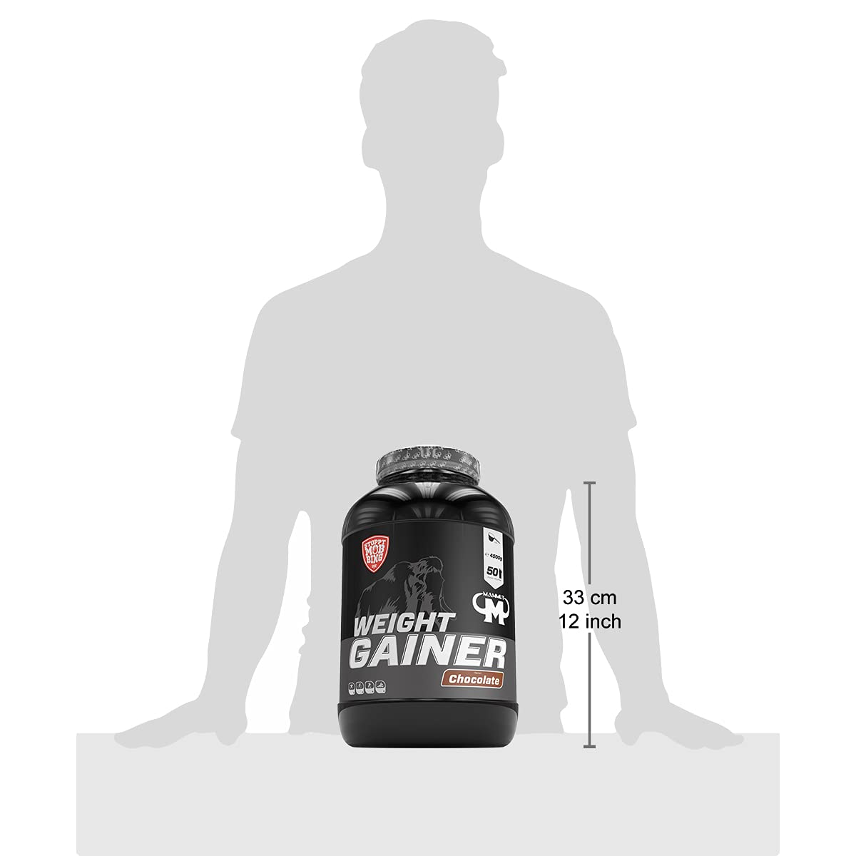 Mammut Nutrition Weight Gainer Crash 5000 (4500g) Chocolate – Ansicht 4