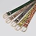 Fashion 2000s Belt With Animal Print And Candy Color Adjustable Strap For Dresses Jeans Party Essential Waistband