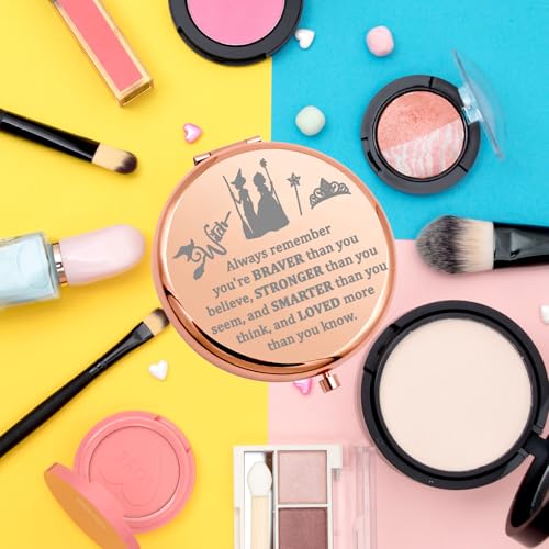 Espejo compacto de maquillaje redondo WSNANG miniatura 4