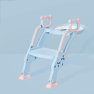 QFFL I Bambini colorano la Sedia di vasino/la Sedia di Toilette Pieghevole del Bambino/Le sedie della cassapanca di Aumento del Bambino Sgabello per Esterni