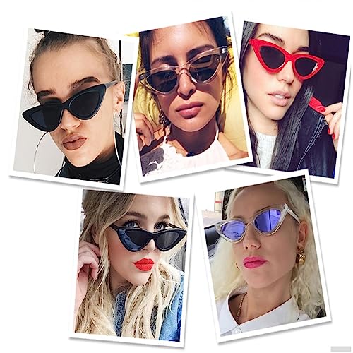 FBHLZ Women Cat Eye Sunglasses Retro women Narrow Cat Eye Sunglasses Goggles Retro Sun Glasses Summer Accessories2