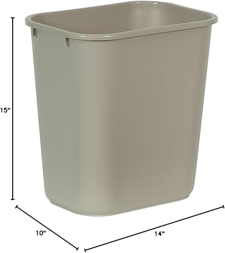 Miniatura 2 de Rubbermaid Commercial Cesta de basura estándar 15 x 103 x 144 pulgadas beige
