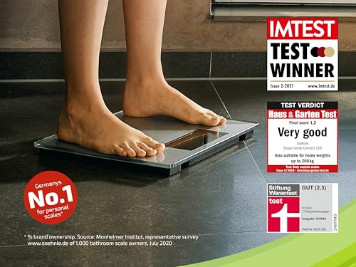 Soehnle Personenwaage Shape Sense Connect 200 mit Bluetooth