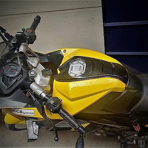 Saiga Parts TankTie for Bajaj Pulsar RS200 (Matte Black)