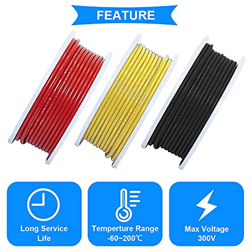 Fils électriques 22 AWG DAOKI en silicone pour câblage de robots et circuits imprimés - 4