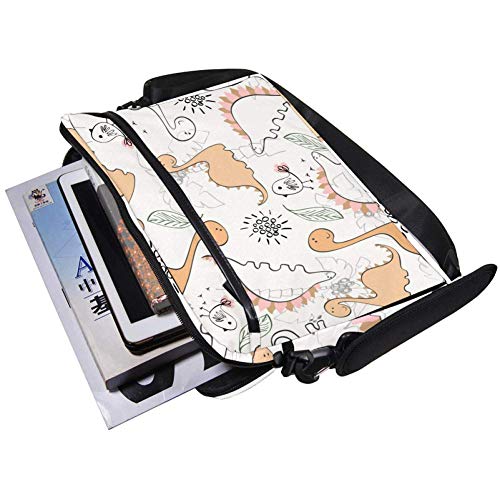 Funda bandolera para portátil 15.4" acolchada e impermeable Dinosaurs 5