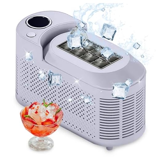 Machine À Glaçons, 8 Glaçons En 10 Minutes, Silencieuse Machine À Glaçon Comptoir, Machine À Glaçons Portable Pour Le Camping, La Voiture, La Maison Et Le Bureau (Violet)