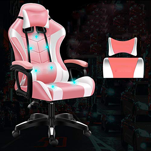Sillas Gamer Racing en Rosa Marca NCBH