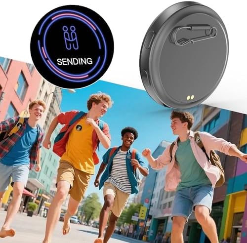 Digital Badge Pin, 1.7'' HD Touchscreen Smart Electronic Display Badge for Photos, GIFs & 15s Videos for Backpacks, Bluetooth Control, Cool Button Display Photo Name Tagfor Anime Fans — view 7