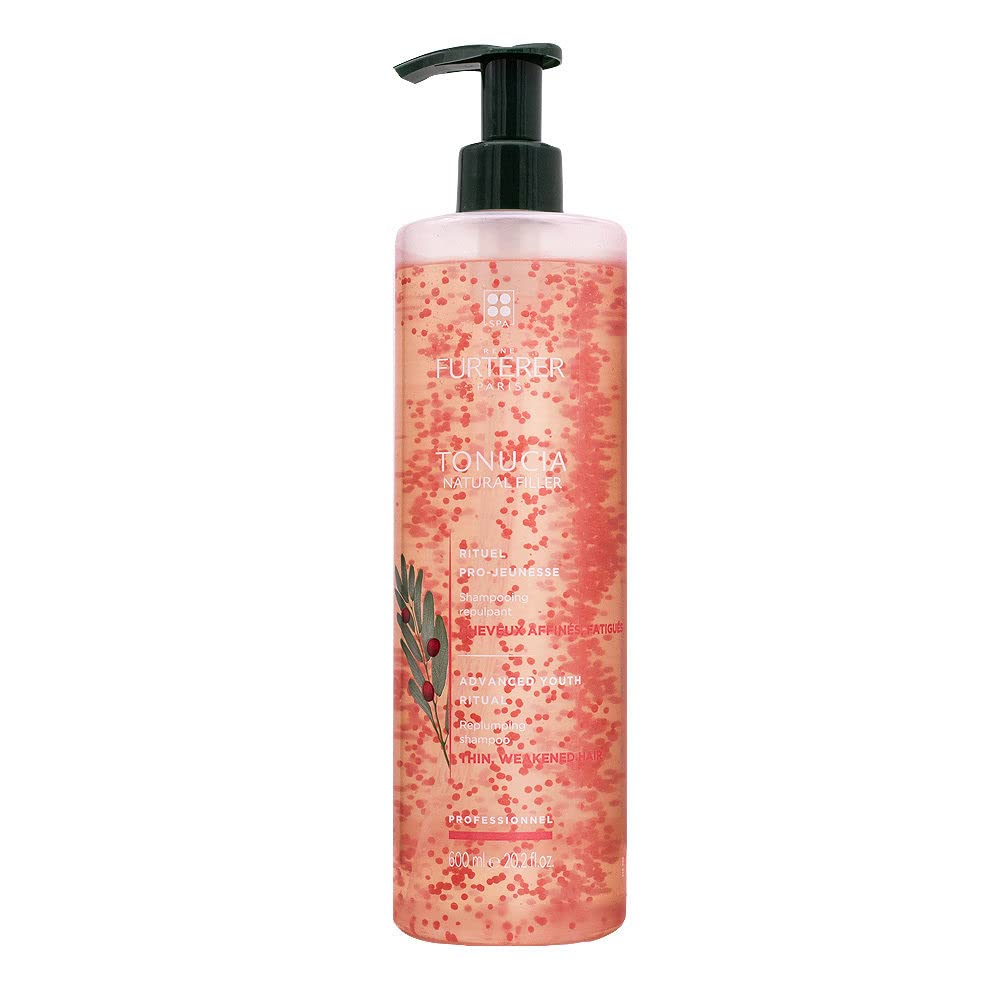 Rene Furterer TONUCIA Replumping Shampoo, For Thin, Weakened Hair due to Aging, Redensifies, Revital