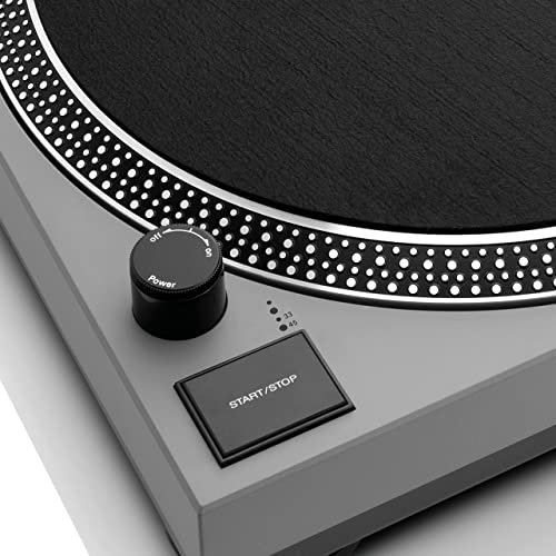 Lenco L-3810 Platine vinyle à entraînement direct – Platine vinyle DJ – 33/45 tours/minute – contrôle de pas – système de lecture magnétique – éclairage des aiguilles – contrôle de pas – gris mat - Les Beatles, Paul McCartney, John Lennon, RIngo Starr, George Harrison Lenco L-3810 Platine vinyle à entraînement direct - Platine vinyle DJ - 33/45 tours/minute - contrôle de pas - système de lecture magnétique - éclairage des aiguilles - contrôle de pas - gris mat – Image 7