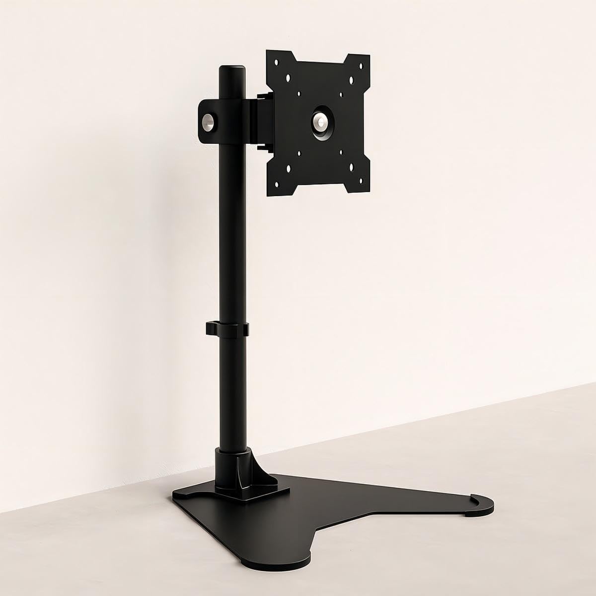Suporte Articulado para Monitor 13 a 27 Polegadas, Preto, Aço Carbono, VESA 75x75 e 100x100, Rotação 360°, Fixação Morsa, até 8kg