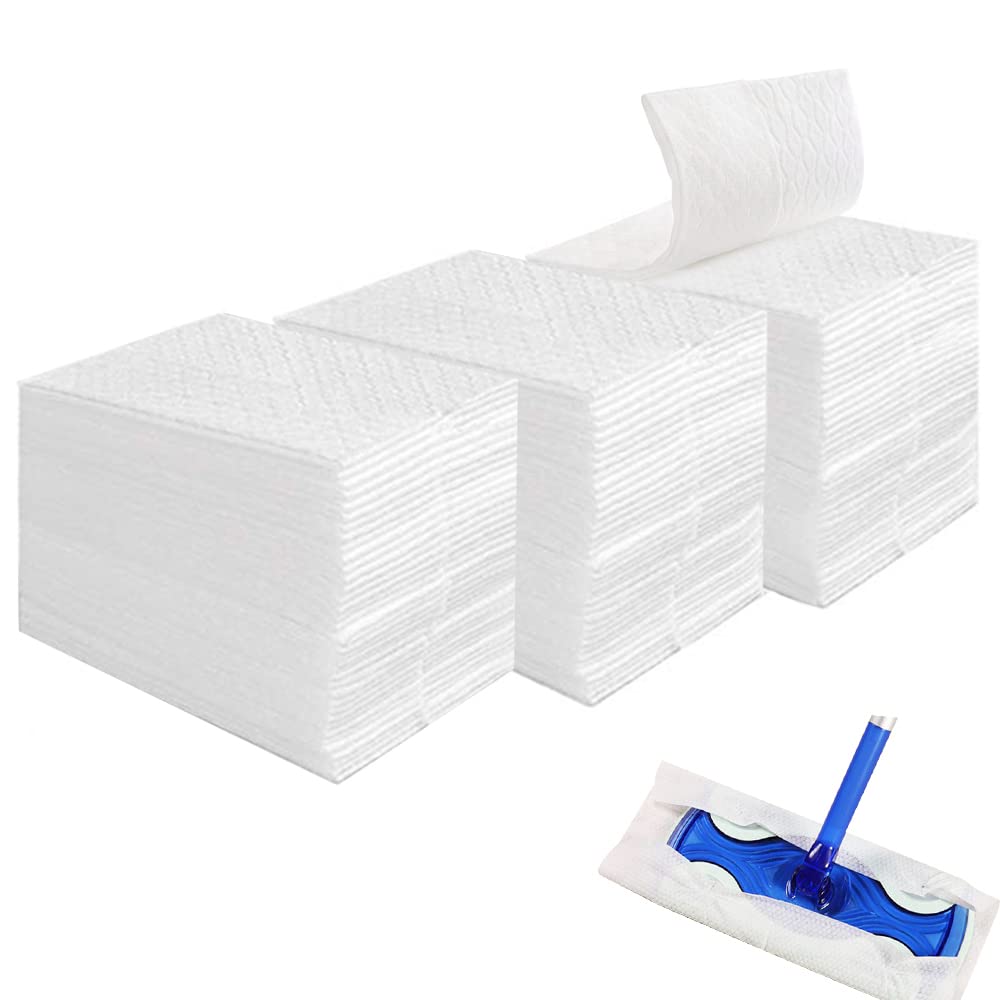 Disposable Dry Mop Pad Refills, Extra Large 9.8 x 16 inch Sweeper Disposable Dry Floor Mop Duster Cloths,150 Count (Pack of 3)