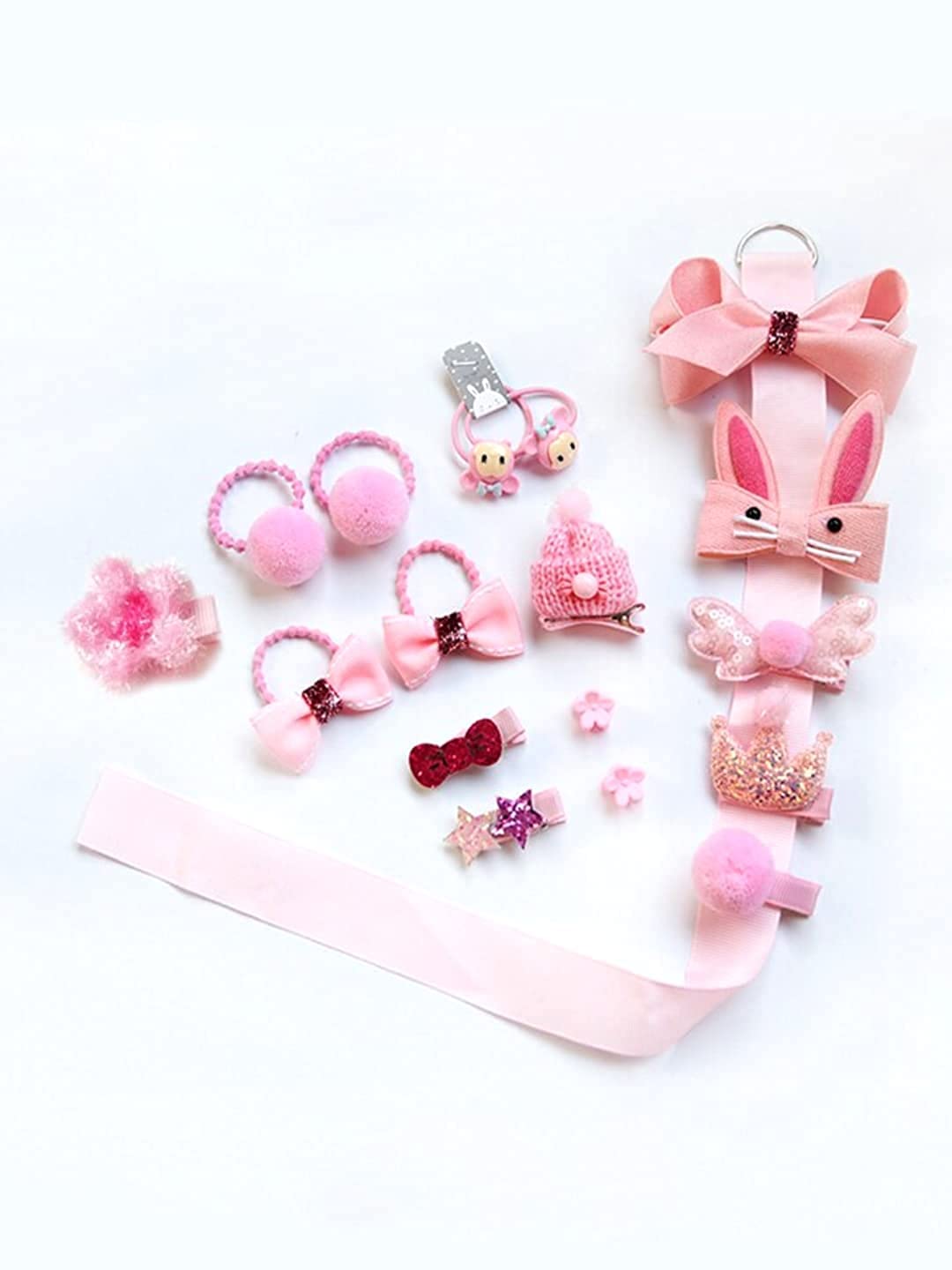 18pc Melbees Hair Accessories Set with Clips and Bands
