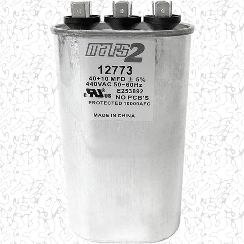 POCFD4010A - Aftermarket Replacement for Packard Oval Dual Run Capacitor 40 + 10 MFD 440 Volt