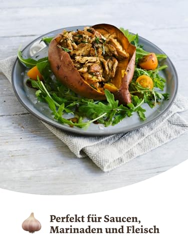 Kotanyi Gourmet Knoblauchstücke gefriergetrocknet | wie erntefrisch, würzig-intensiv, scharf, 400 ml