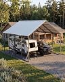GarveeLife 20x20 ft Vertical Roof Metal Carport, Heavy-Duty 2 Cars Car Port