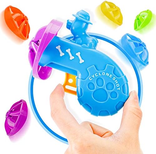 GB4 Cat Fetch Toy - Cat Tracks Cat Toy - Fun Levels of Interactive Play -Cat Toys with 5 Colors Flying Propellers Satisfies Kitty's Hunting, Chasing & Exercising Needs (1PC)